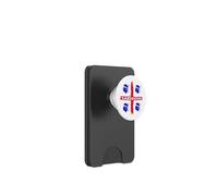 4 Drapeau de l'île de la Sardaigne Bleu Mori PopSockets PopWallet pour MagSafe