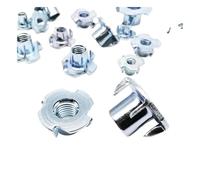 4 écrou T Écrou À Quatre Griffes En Acier M4-M12, Insert Dents Aveugles for Meubles