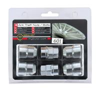 4 Ecrous Antivol 12x125 Coniques avec 2 Cles BZH1225 - Butzi