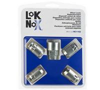 4 ECROUS ANTIVOL LOKNOX M12X1.25/ 60°/ LONG. 32.5MM/ Ø19/21MM