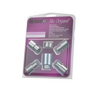 4 ECROUS ANTIVOL SU MCGARD M12X1.25/ PLAT/ LONG. 15/35MM/ Ø21MM