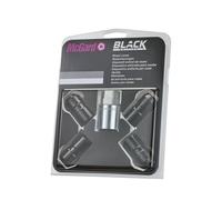 McGard Écrous antivol M14x1.50 Noir - Conique - Longueur 41.6mm (Ouverture de clé 21 / 22 mm)