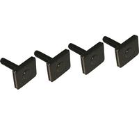 4 écrous M6x25mm pour barres de toit Adaptateur pour rainure en T Ecrous 20x20x4mm
