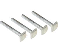 4 écrous M6x50mm pour barres de toit Adaptateur pour rainure en T Ecrous 13x13x3mm