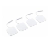 Medivon - Électrodes de Rechange Haute Qualité - Auto-Adhésives Connexion Snap pour Électrostimulation TENS EMS - 50x50 mm - 4 Pièces - Dispositif Médical Classe I Réutilisables et Confortables