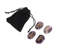 4 éléments Symboles gravés Earth Air Fire Water Rune Stones for Healing Meditation (Type 1)