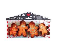 4 emporte-pièces - Pain d'épices