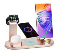 4 en 1 Chargeur Sans Fil, Chargeur Induction Universal Compatible avec iPhone, Watch, AirPods, Samsung, Huawei