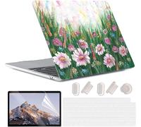 4 En 1 Coque Pour Macbook Air M2 M3 13.6 Pouces A2681 A3113, 2022 2024 Release Avec Touch Id, Ultra-Fine Protection Coque Rigide En Plastique Pour Mac Air 13 M3 M2 - Peinture 11[POR5247223]