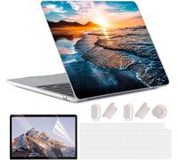 4 En 1 Coque Pour Macbook Air M2 M3 13.6 Pouces A2681 A3113, 2022 2024 Release Avec Touch Id, Ultra-Fine Protection Coque Rigide En Plastique Pour Mac Air 13 M3 M2 - Mer Rêves 07[POR5247222]