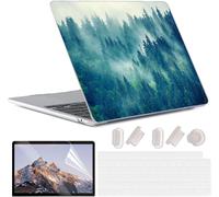 4 En 1 Coque Pour Macbook Air M2 M3 13.6 Pouces A2681 A3113, 2022 2024 Release Avec Touch Id, Ultra-Fine Protection Coque Rigide En Plastique Pour Mac Air 13 M3 M2 - Forêt Brumeuse[POR5247218]