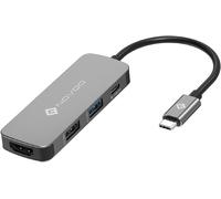 4-en-1 Hub USB C, Adaptateur USB C vers HDMI 4K,PD 100W, USB X 2, USB C Adaptateur Multiport Compatible avec Macbook Air Pro Lenovo