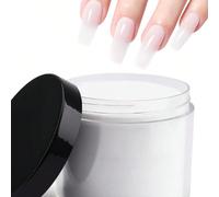4 EN 1 Poudre acrylique pour ongles, 1 pièce Poudre acrylique transparente, Poudre acrylique colorée pour extension d'ongles acryliques, sculpture d'ongles, strass adhésifs, poudre trempée pour décora