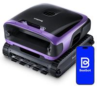 [4-en-1 + Skimmer Solaire Gratuit] Beatbot M70 Version Joybuy Robot de Piscine, Débit de 25 700 L/h, Station d'Accueil de Surface Intelligente, Bac à Débris de 6 L, Batterie de 10 000 mAh, Pour Piscin