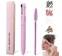 4 en 1 stylo de maquillage eye-liner multi-fonctionnal, crayon à lèvres, crayon à sourcils ＆ Highlighter facile à appliquer en toute sécurité ＆ stylo de maquillage adapté à la peau