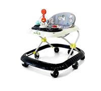 4 en 1 Trotteur Pliable,Station de Jeu Électronique Amovible avec Lumières et Mélodies, Hauteur Réglable, Rangement Facile,6 Mois et Plus,Chariot d'éveil et de marche Trotteur