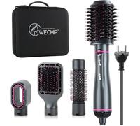 4 En 1 Wechip Brosse Soufflante, Brosse Chauffante Pour Secher, Volumiser, Lisser, Boucler Ion Negatif Brosse Seche Cheveux Redu
