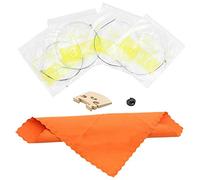 4 en 1Jeu de Cordes pour Violon Corde de Violon Pont Muet en Bois d'érable Chiffon de Nettoyage