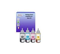4 Encres compatibles avec Epson EcoTank ET-5170, ET-5800 remplace Epson 113 -