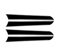 4 Enjoliveurs Décoratifs Noir Laqué Pour Poignées Porte Intérieures Pour Audi A4 B8 A5 Q5 2008-2017