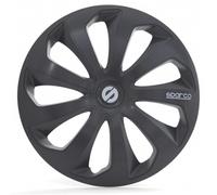 4 Enjoliveurs Gris Sparco Sicilia 14 Pouces