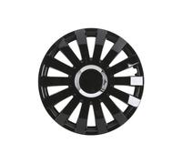 4 Enjoliveurs Noir Brillant Norauto Ring 14 Pouces