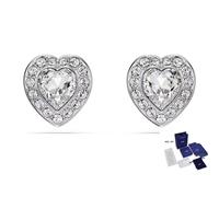 (4) Ensemble de bijoux Ariana Grande Tennis Heart Angelic couleur argent de marque od