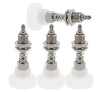 4 Ensemble Ventouse Pneumatique pour Bras Mécanique, Lot de Set | Usage Industriel, Fixation sous Vide Automatisée, Fer Silicone Caoutchouc, pour Panneaux Pcb et Électronique