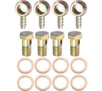 4 Ensemble Voiture Banjo Tuyau Barbillon Boulon Ajustements avec 18mm Entretoises