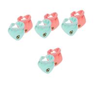 4 Ensembles Bavoirs Pour Bébé Serviette Triangulaire Bavoirs Pour Bave Bandanas Pour Alimentation Pour Aliments En Coton Pour La Dentition 2 pièces * 4 Didiseaon