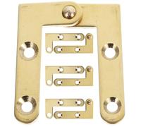4 Ensembles Charnière à Pivot Cachée en Cuivre | Rotation Haut Bas, du Frottement Bruit, Usage Bureau et Maison, Lot de Sets de Pièces
