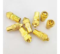 4 Ensembles Connecteurs D'antenne, Femelle et Mâle Adaptateur de Connecteurs de Câble Coaxial D'antenne TV, Câble RF TV Prise de Connecteur D'antenne, Or