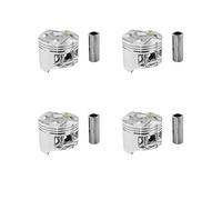 4 ensembles d'alésage de cylindre de moto S ~ +100 taille 48,5 48,75 49 49,25 49,50 mm compatible CBR2502R CBR222 (4 ensembles de 48,5 mm)