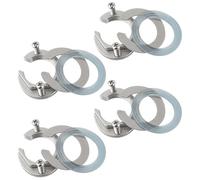 4 Ensembles Écrou de Fixation pour Robinet D'évier | Kit Anti-desserrage, Base à Pince Intégrée, Rondelle Incluse, pour Installation D'évier et Usage Professionnel