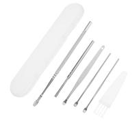 4 Ensembles Kit de Cuillères à Oreille en Acier Inoxydable