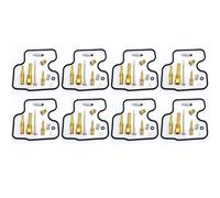 4 Ensembles Pour Honda Nc22 Cbr400 Nc29 Cbr 250 400 Cbr250 Moto Pièces Moteur Cylindre Carburateur D'entretien Jet Kit De Réparation - Type 8 Sets