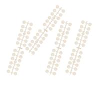 4 Ensembles Tableau D'exemples de Nail Art en Plastique Rond | Présentation Fidèle des Teintes, Lot Pratique pour Salon, Comptoir et Apprentissage Professionnel