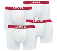 4 ER Pack Levis Trunk Boxer Boxershorts Men Pant Underwear, Farben:317 - White/White, Größe Bekleidung:S