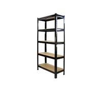 4 Etagètes Pour Garage T-Rax Noirs 75cm x 30cm x 150cm