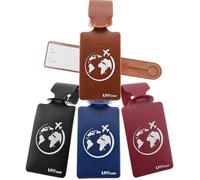 4 Etiquettes à Bagage classic pour Valise de Voyage Accessoires très pratiques Fabriqués en FRANCE Coloris classic | UGOZEN