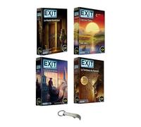 4 Exit en Français Le Musée Mystérieux + Le Tombeau du Pharaon + Cap sur Catane + Intrigue A Venise + 1 Décap Blumie (Maison + Tombeau + Cata+ Venise)