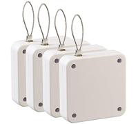 4 ferme-portes automatiques avec cordon coulissant - coloris blanc [AGT]