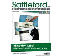 4 feuilles A4 autocollantes plastifiées [Your Design]