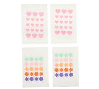 4 Feuilles Colorées D'Autocollants Hydrocolloïdes Anti- De Forme Spéciale Couvre-Zits En Étoile Patchs Hydrocolloïdes Pour Boutons Patchs Cutanés Pour Filles Patchs De IWOWHERO