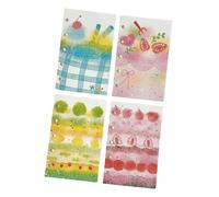 4 feuilles d ' inserts pour carnet de notes 10, 5 x, Today dessert | Papier couché léger de 20 g, résistant à l ' eau pour une utilisation bureau scolaire, la planification