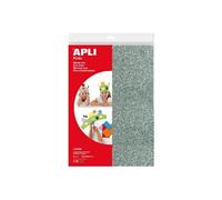 4 feuilles de mousse A4 pailletées argent/or/rouge/vert