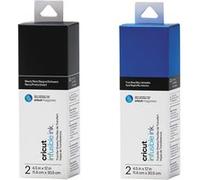 4 feuilles de transfert pour Mug Press - Noir + Bleu - Cricut Multicolore G