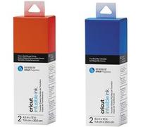 4 feuilles de transfert pour Mug Press - Rouge + Bleu - Cricut Multicolore G