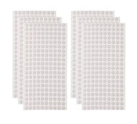 4 Feuilles Étiquettes Indicatrices D’humidité Rondes 3mm en Papier, | Point Réactif à L’eau, Feuillet Individuel, pour Tubes à Essai et Flacons, Usage Labo et Chaîne Froide