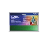 4 FEUILLES MÉTALLISÉES GREEN - 10X20 CM - SCANNCUT